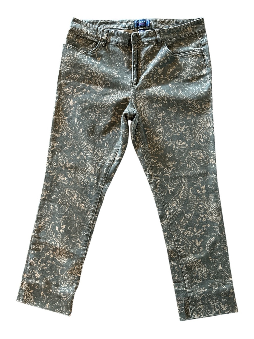 Chaps Green Paisley Women’s Jeans